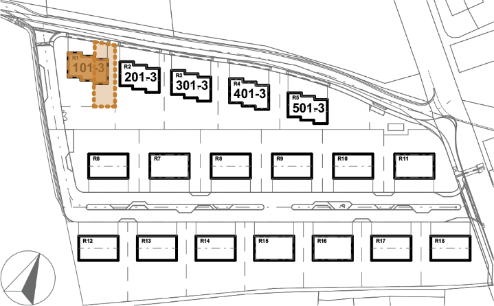 Umístění domu v projektu