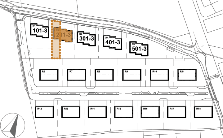 Umístění domu v projektu