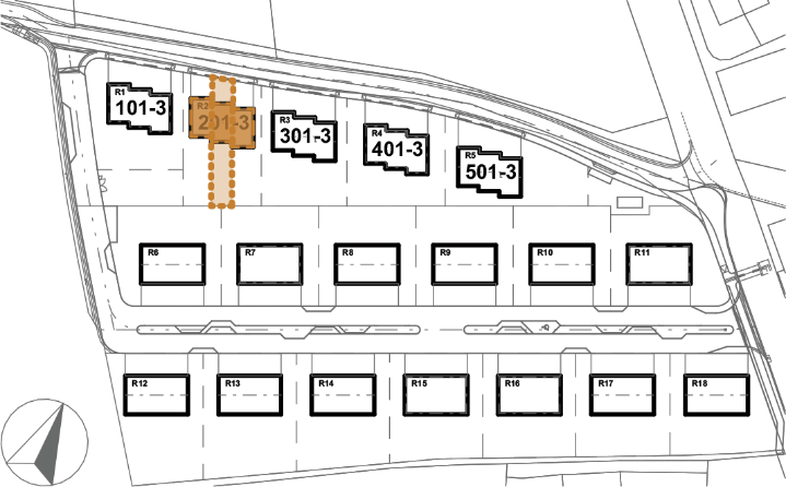 Umístění domu v projektu