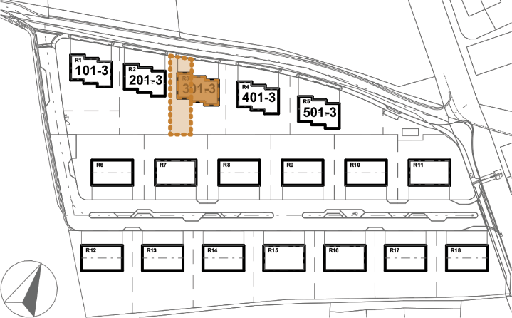 Umístění domu v projektu