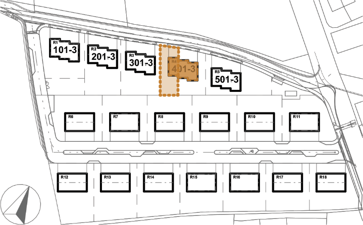 Umístění domu v projektu