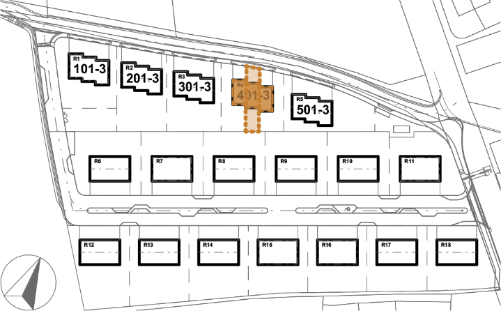 Umístění domu v projektu